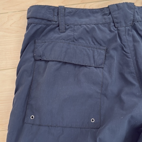 Versace Sport Cargo Pants – Navy with Adjustable Side Belt & Medusa Buttons! - Picture 7 of 16